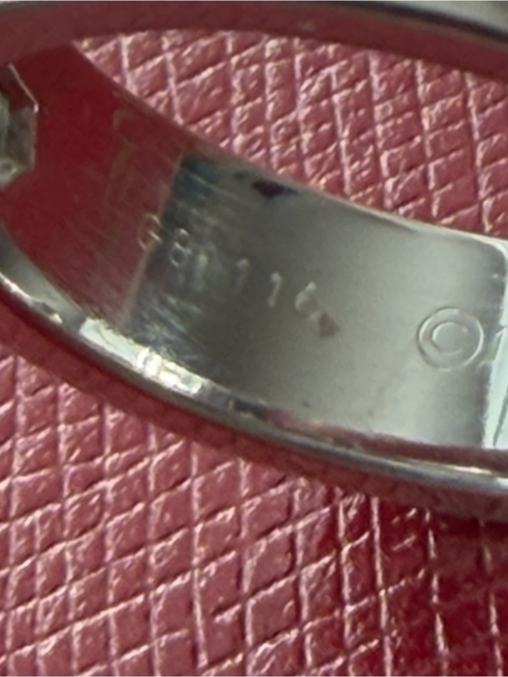 Cartier Classic Love Ring 3 Diamonds 750 WG Cartier Size : 51 ( US 5.75) - Picture 8 of 16